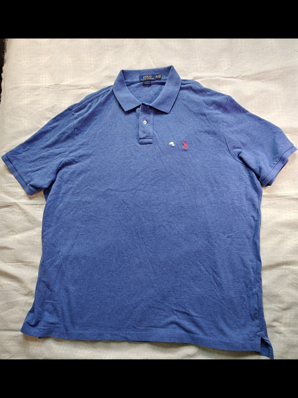NWOT Polo by Ralph Lauren Men's Blue Classic Cotton Polo Shirt XXL